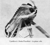 Il poderoso Isotta Fraschini in pieno volo